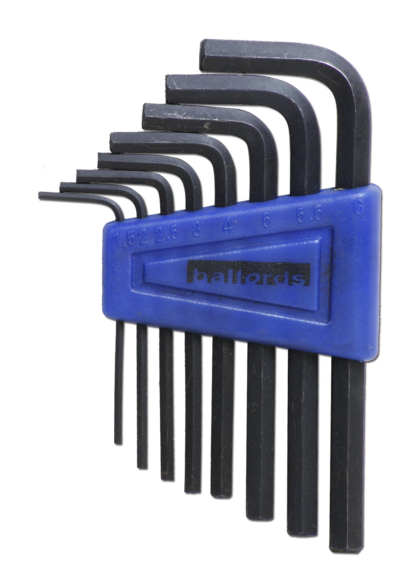 Halfords Metric 8 Piece Hex Key Set