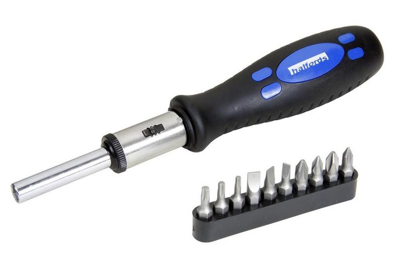 Halfords 11 piece Ratchet Screwdriver & Bit Set Halfords 11 piece Ratchet Screwdriver & Bit Set
