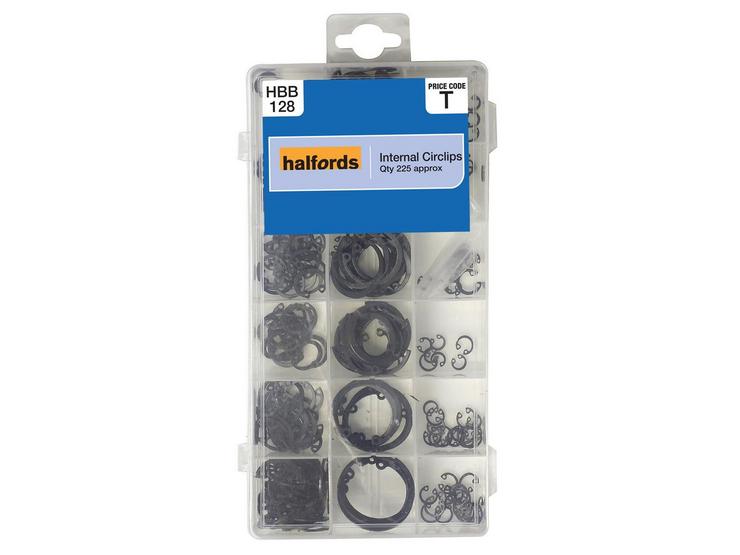 Halfords Assorted Internal Circlips