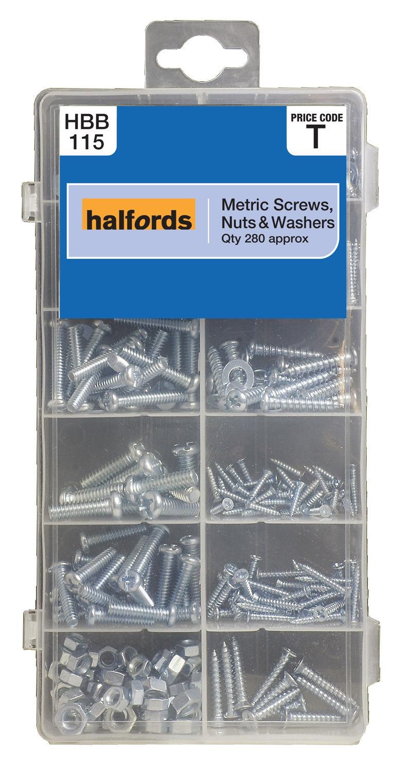 Halfords Screws, Nuts And Washers
