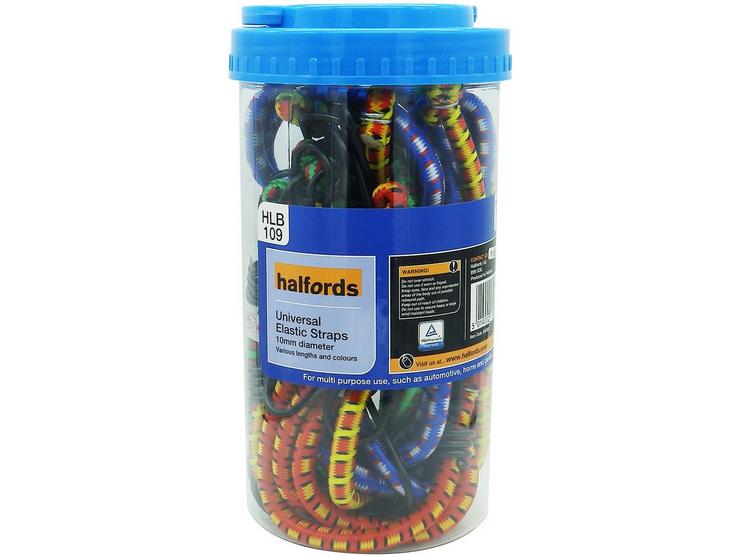 Halfords Assorted Luggage Straps 12 x 10mm