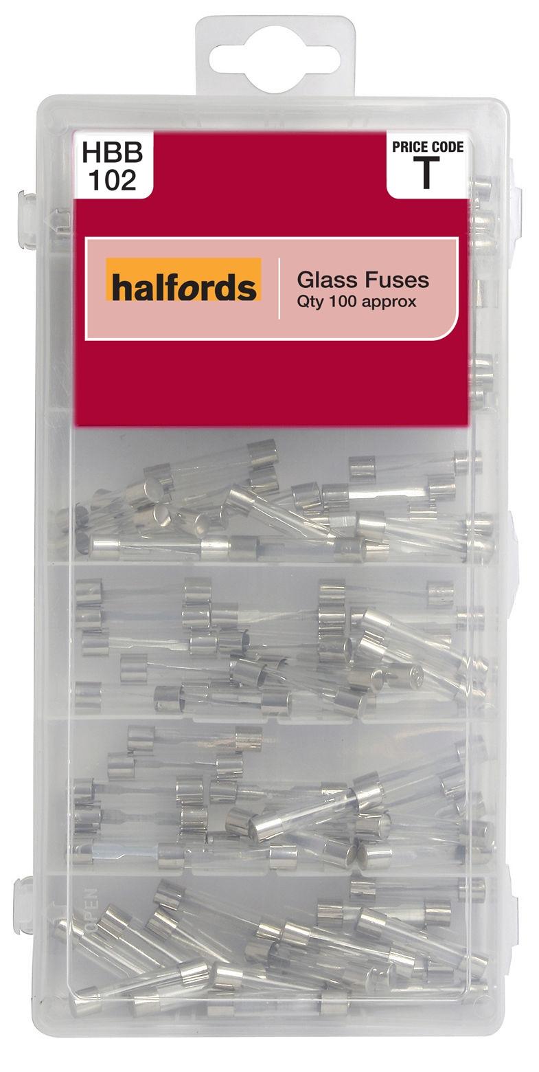 Halfords Assorted Glass Fuses HBB102 Halfords UK