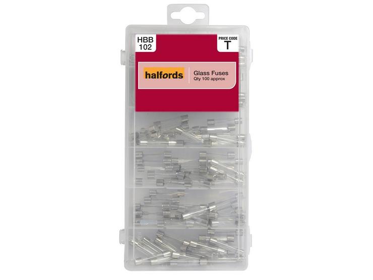 Halfords Assorted Glass Fuses HBB102