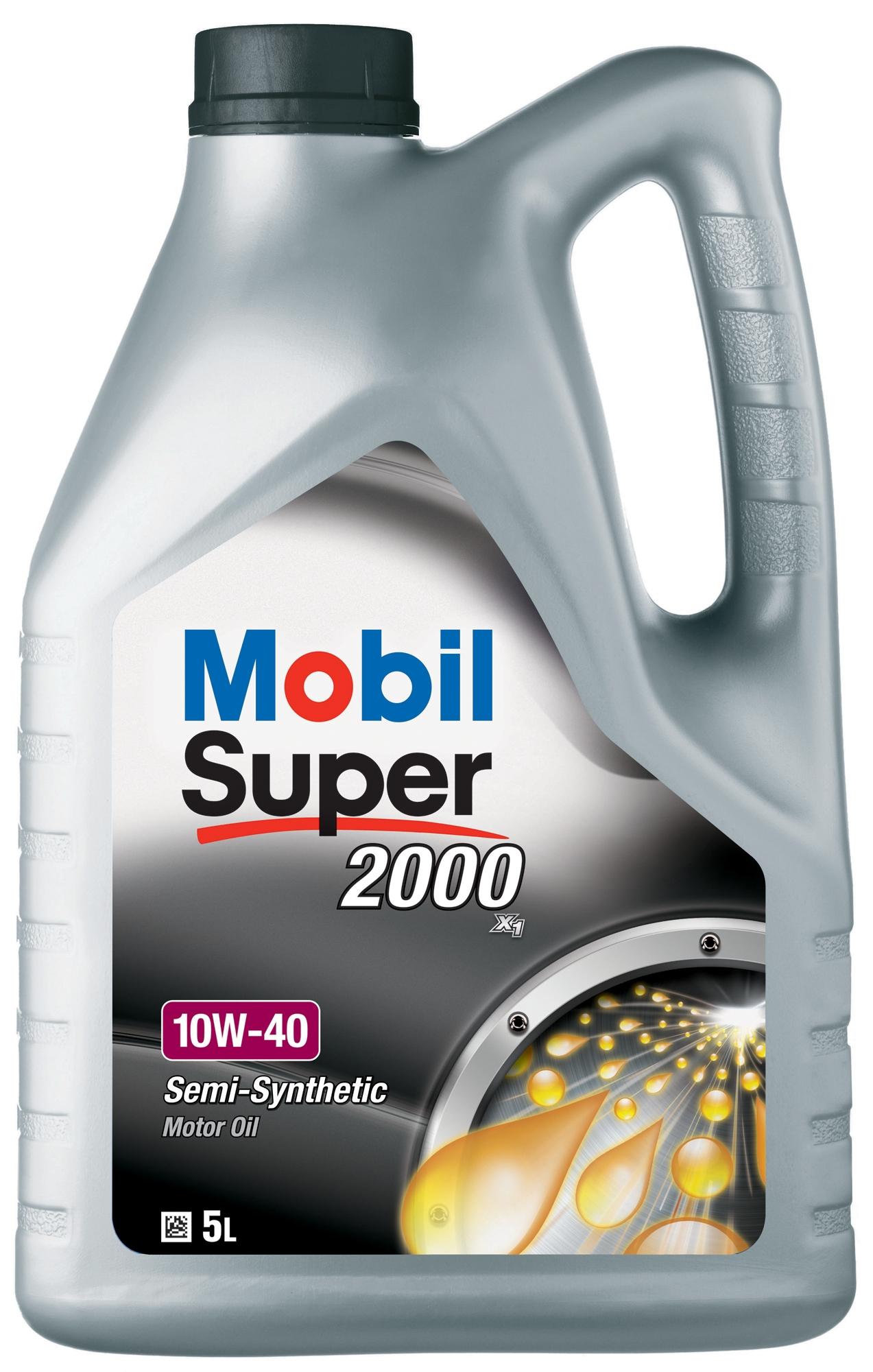 Mobil Super 2000 X1 10W/40 Oil 5L