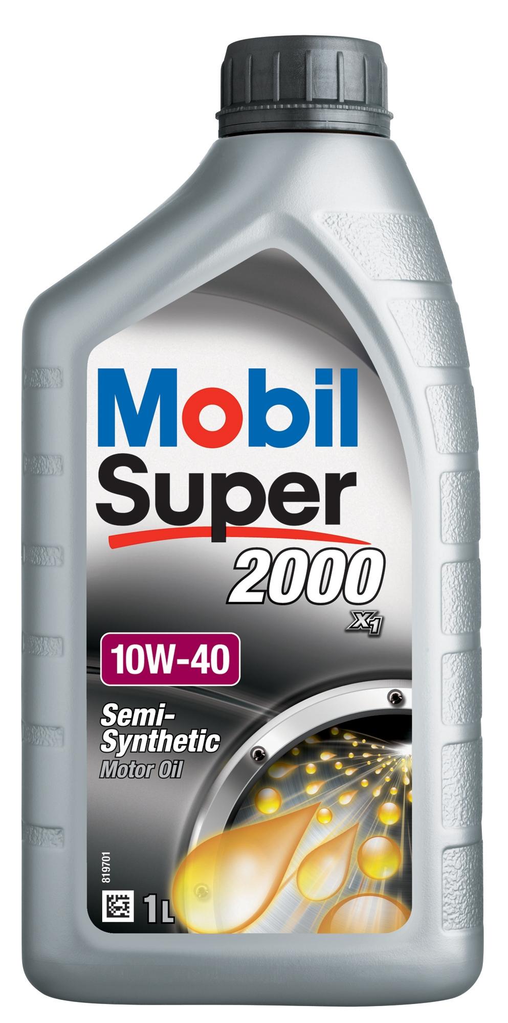 Mobil Super 2000 X1 10W/40 Oil 1L