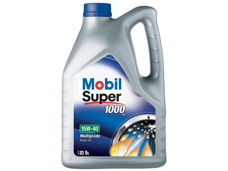 Mobil Super 1000 X1 15W/40 Oil 5L