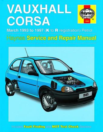 Haynes Vauxhall Corsa (Mar 93 - 97) Manual