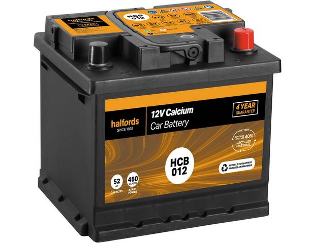 Halfords Hcb012 Calcium 12v Car Battery 4 Year Guarantee Halfords Uk