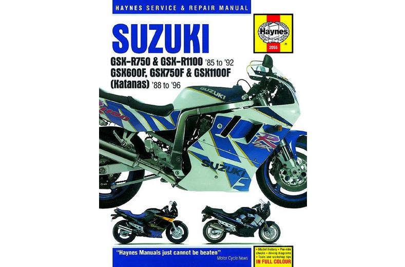 Haynes Suzuki GSX-R750, GSX-R1100 (85 - 92), GSX600F, GSX750F, GSX1100F (Katana) Fours (88 - 96) Haynes Suzuki GSX-R750, GSX-R1100 (85 - 92), GSX600F, GSX750F, GSX1100F (Katana) Fours (88 - 96)