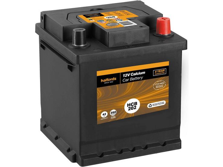 Halfords HB202 Lead Acid 12V Car Battery 3 Year Guarantee