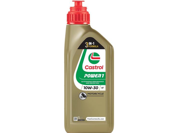 Castrol Power 1 4T 10W/30 Motorcycle Engine Oil - 1ltr