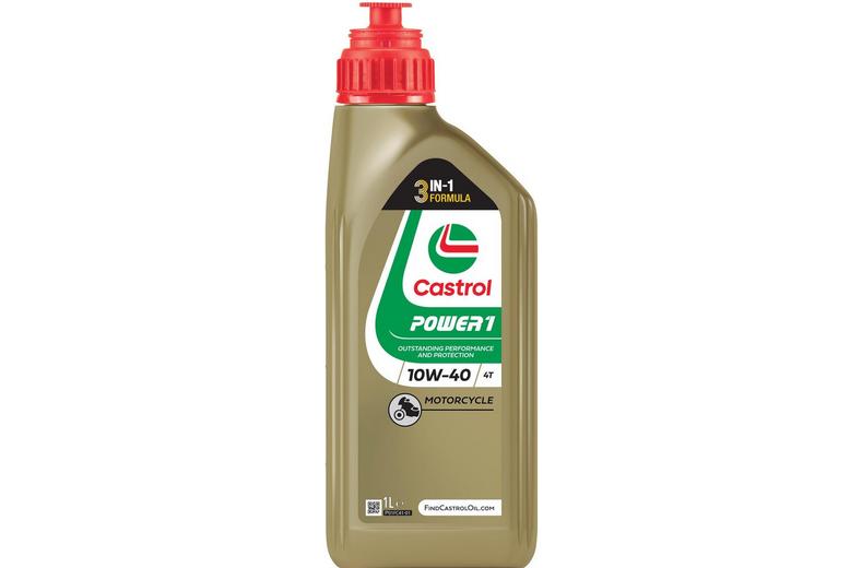 Castrol Power 1 4T 10W/40 Motorcycle Engine Oil - 1ltr Castrol Power 1 4T 10W/40 Motorcycle Engine Oil - 1ltr