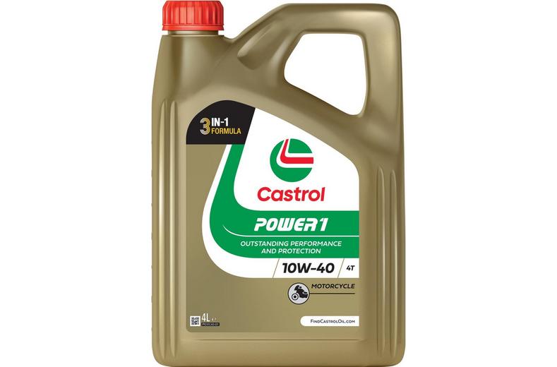 Castrol Power 1 4T 10W/40 Motorcycle Engine Oil - 4ltr Castrol Power 1 4T 10W/40 Motorcycle Engine Oil - 4ltr
