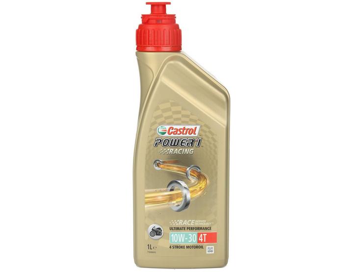 Castrol Power 1 Racing 4T 10W/30 Motorcycle Engine Oil - 1ltr