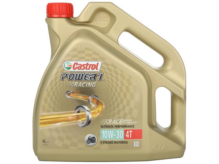 Castrol Power 1 Racing 4T 10W/30 Motorcycle Engine Oil - 4ltr