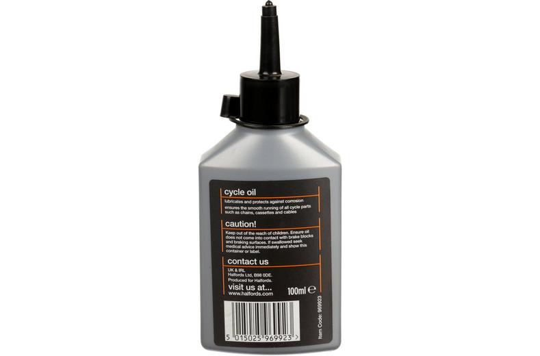 Halfords Cycle Oil 100ml Halfords Cycle Oil 100ml