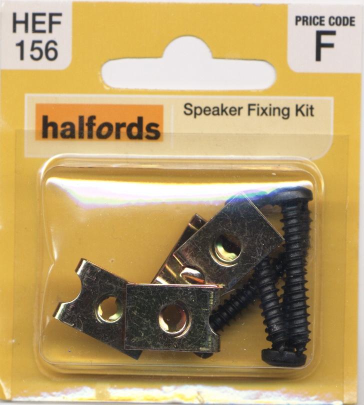 Halfords Speaker Fixing Kit Hef156
