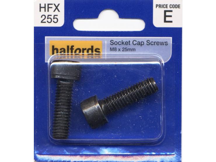 Halfords Socket Cap Screws M8 x 25mm HFX255