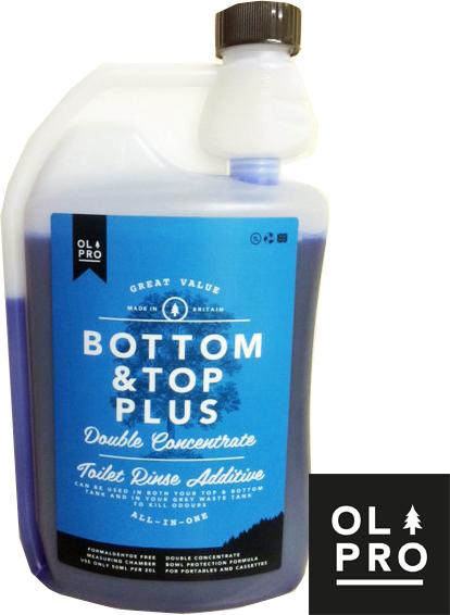 Olpro Bottom & Top Plus Caravan Toilet Cleaner 1L Halfords UK