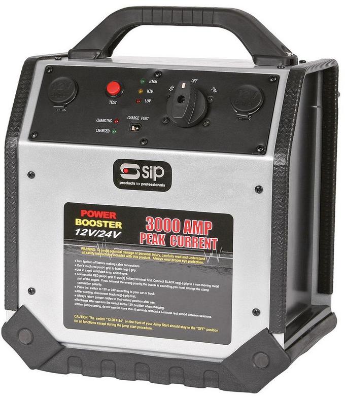 SIP Rescue Pac 3000 12v and 24v Booster Pack