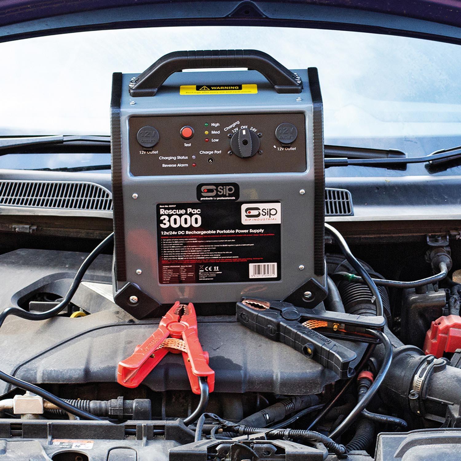 SIP Rescue Pac 3000 12v and 24v Booster Pack