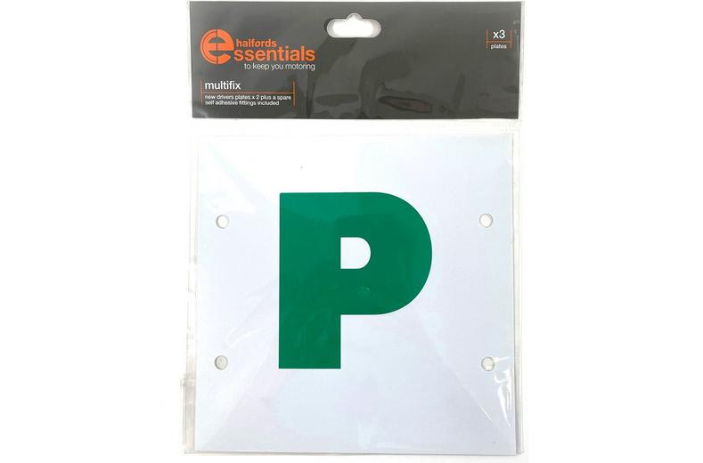 Halfords Multifix P Plates x3 Halfords Multifix P Plates x3