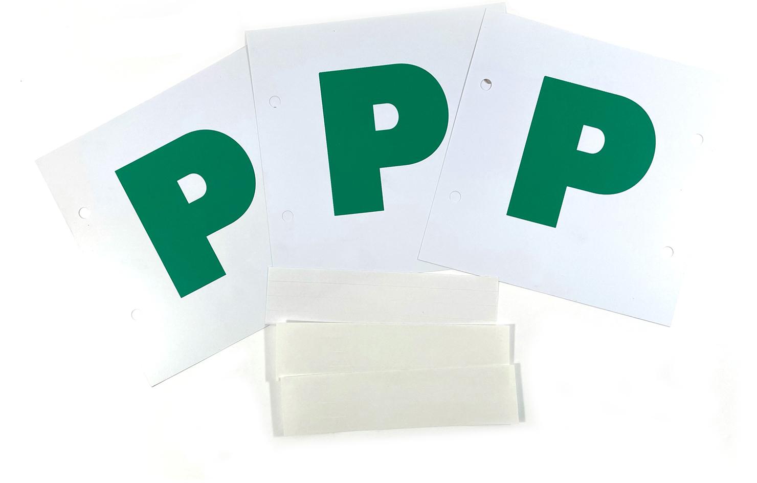 Halfords Multifix P Plates x3