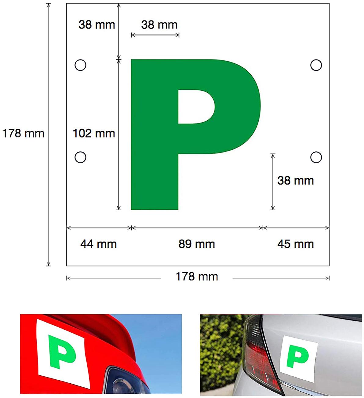 Halfords Multifix P Plates x3