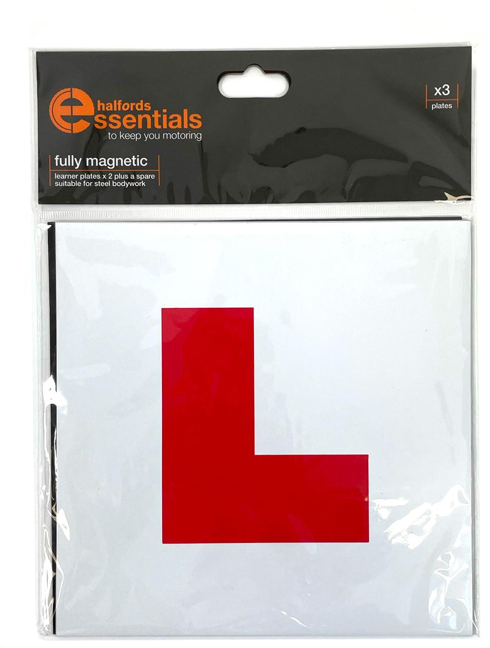 Halfords Magnetic Learner Driver Plates X3