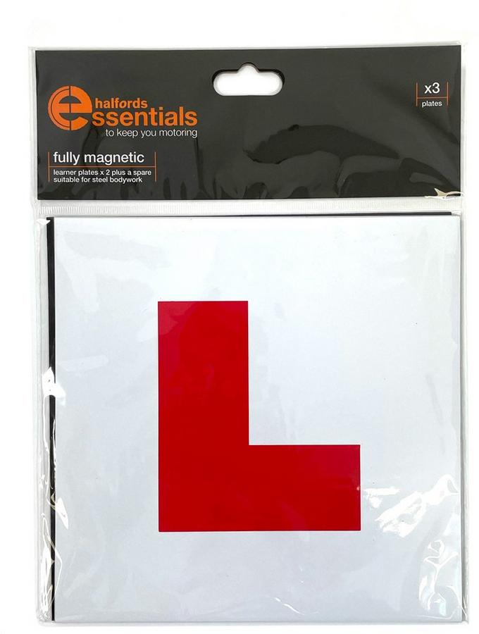 Halfords Magnetic P Plates x3