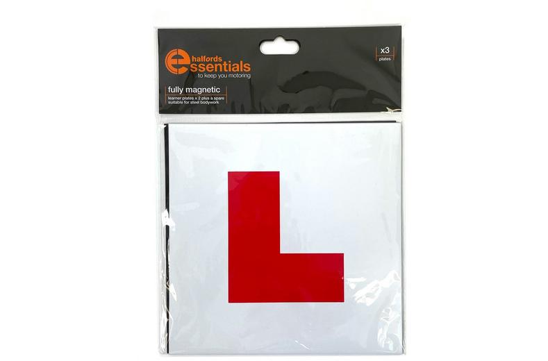 Halfords Magnetic Learner Driver Plates x3 Halfords Magnetic Learner Driver Plates x3