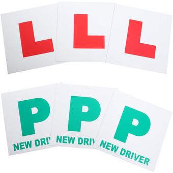 Halfords Magnetic Learner & Pass Plates Bundle