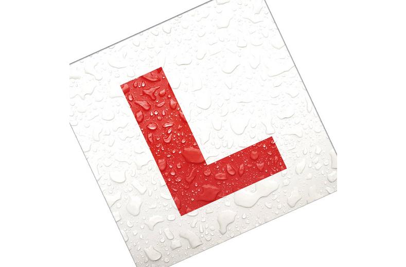 Halfords Magnetic Learner Driver Plates x3 Halfords Magnetic Learner Driver Plates x3