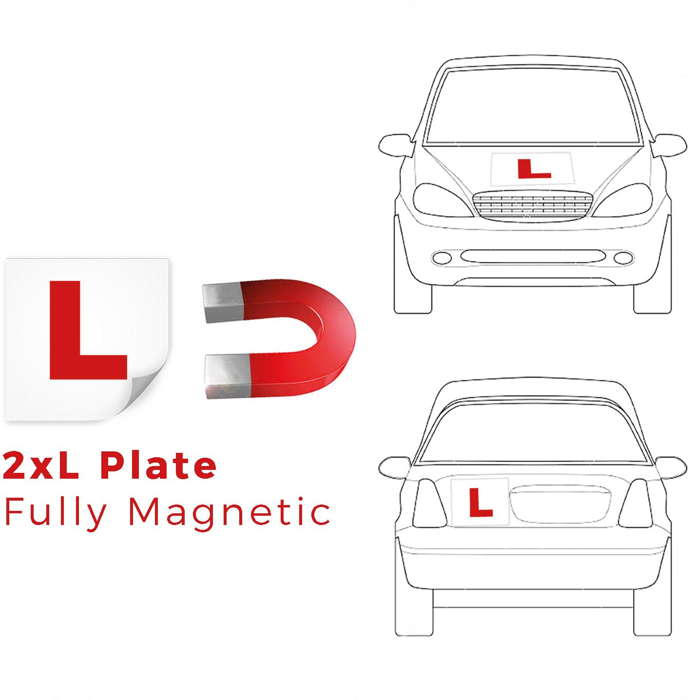 Halfords Magnetic Learner Driver Plates x3