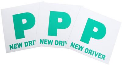 Halfords Magnetic P Plates x3 Halfords Magnetic P Plates x3