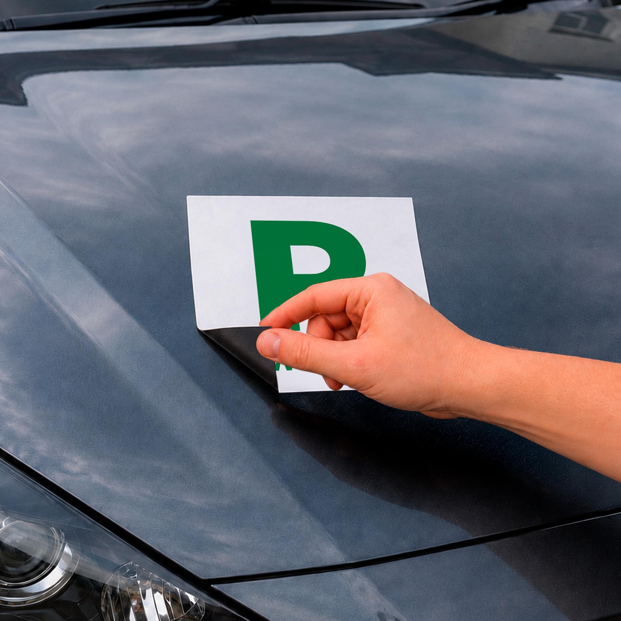 Halfords Magnetic P Plates x3