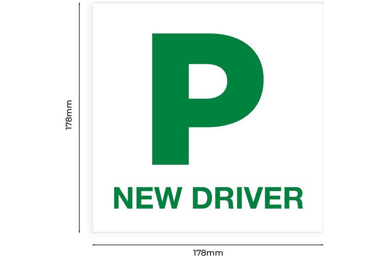 Halfords Magnetic P Plates x3 Halfords Magnetic P Plates x3