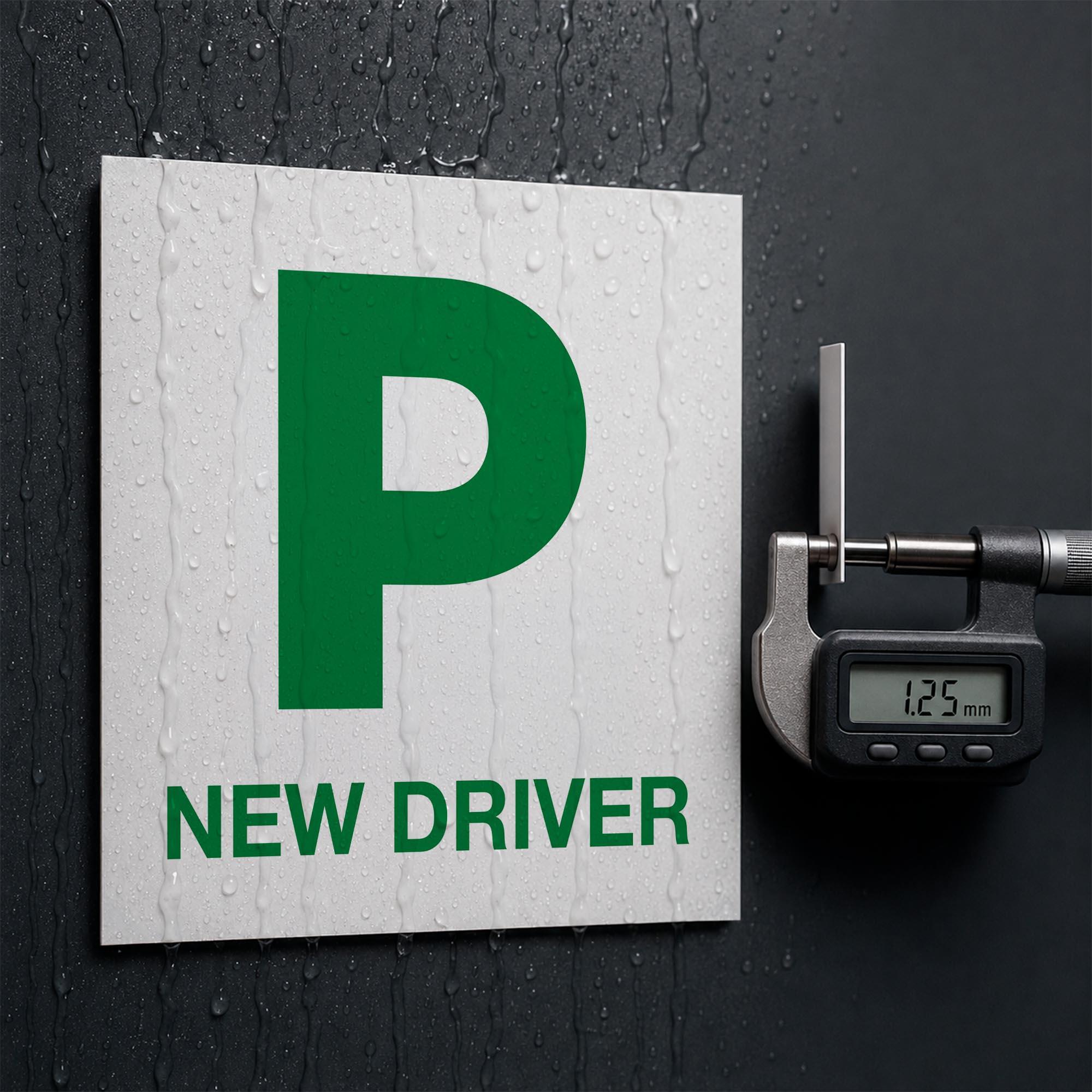 Halfords Magnetic P Plates x3