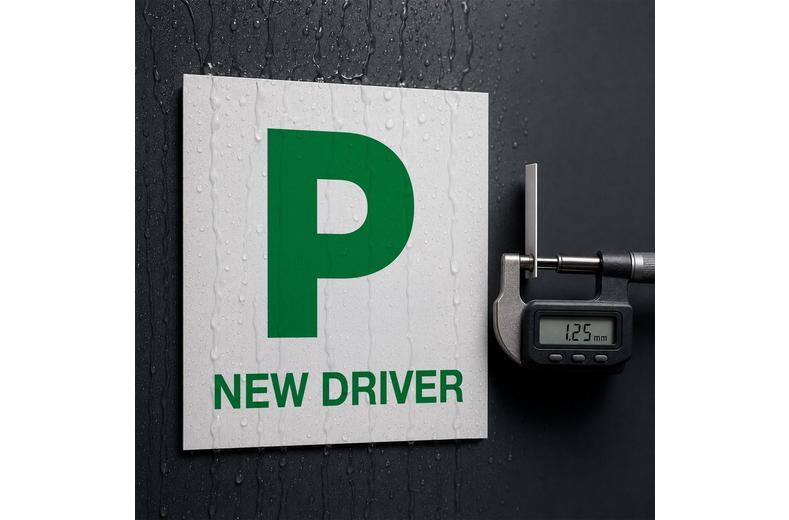 Halfords Magnetic P Plates x3 Halfords Magnetic P Plates x3