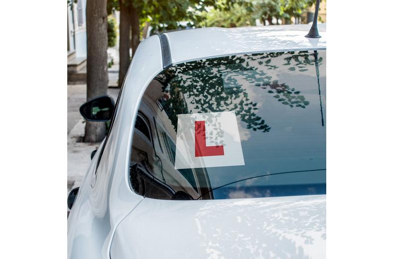 Halfords Self Cling Learner Driver Plates x3 Halfords Self Cling Learner Driver Plates x3