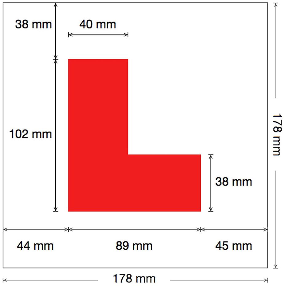 Halfords Self Cling Learner Driver Plates x3