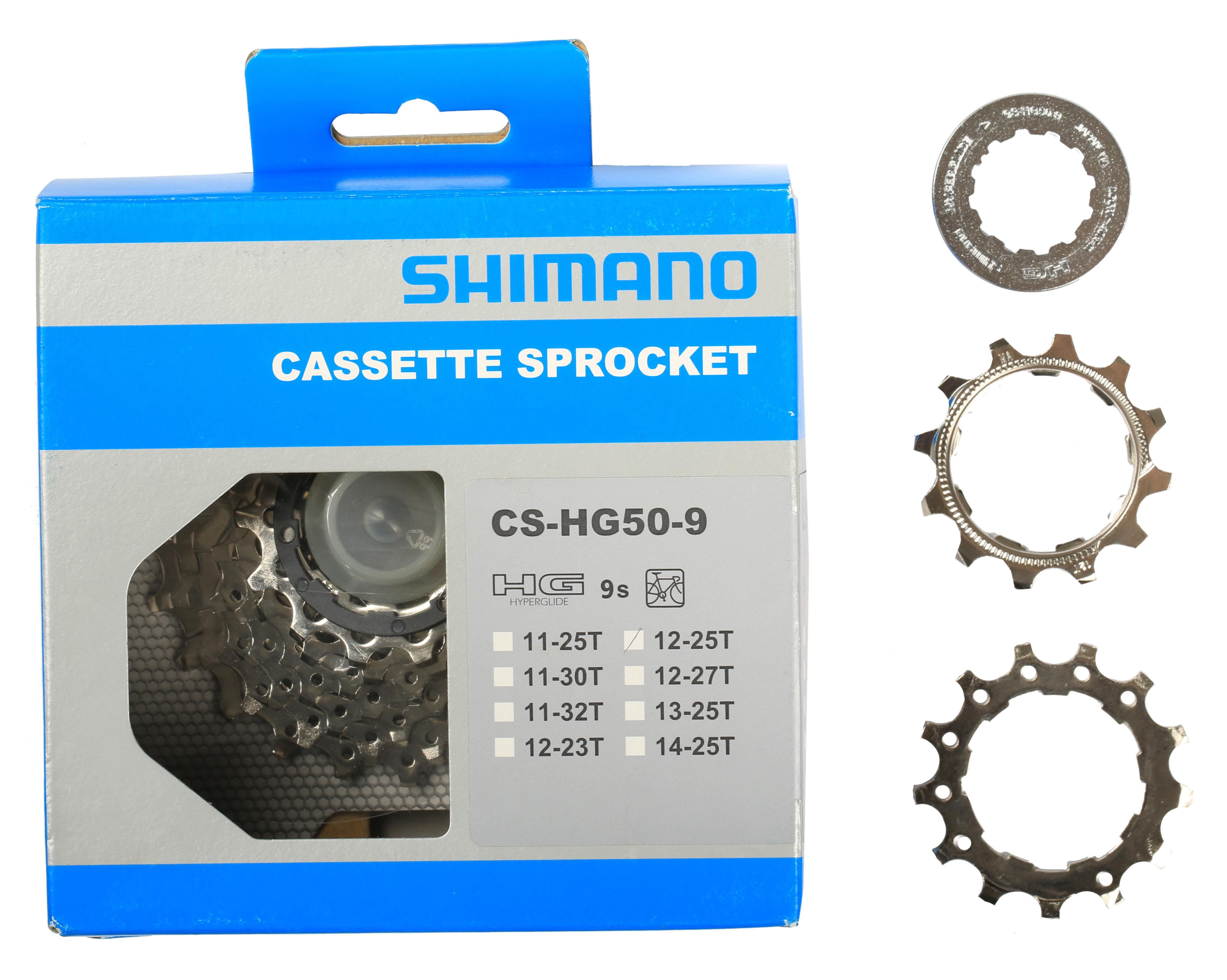 Shimano Sora CS-HG50 9 Speed Cassette 12-25T