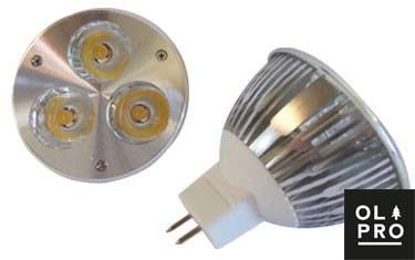 Olpro Warm White 3W Led Bulb (Mr16)