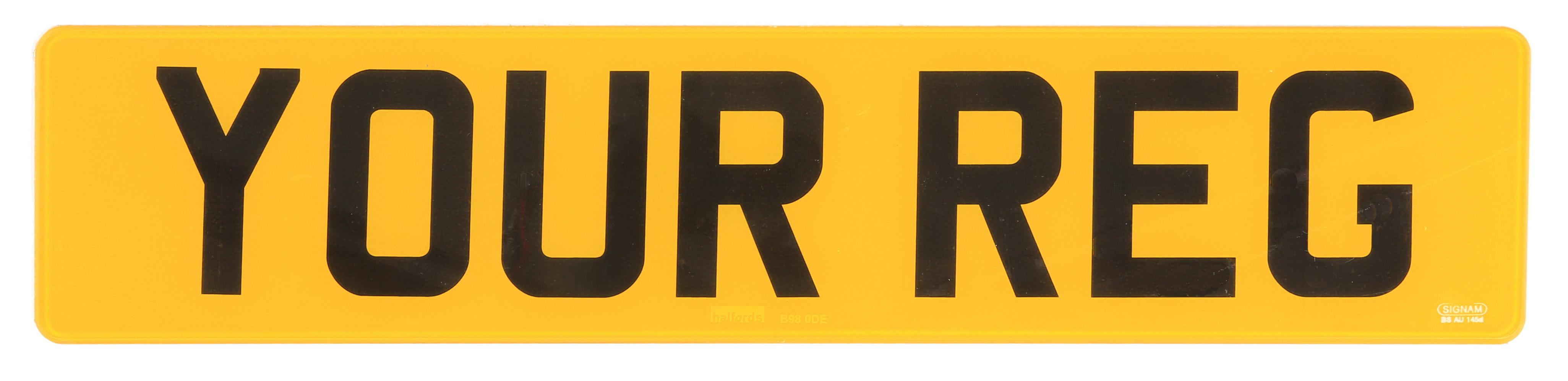 Number Plates Builder