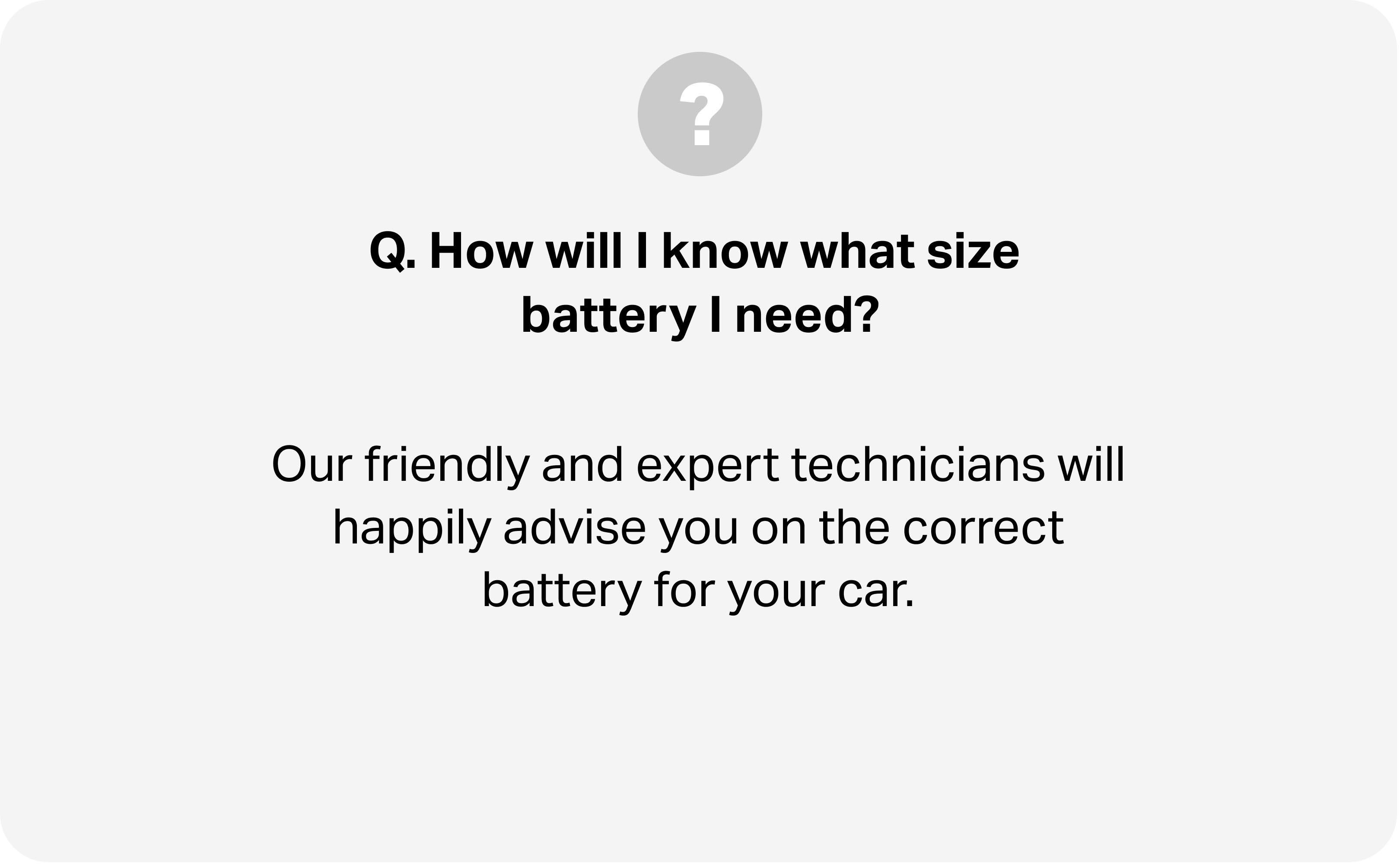 Free Battery Health Check