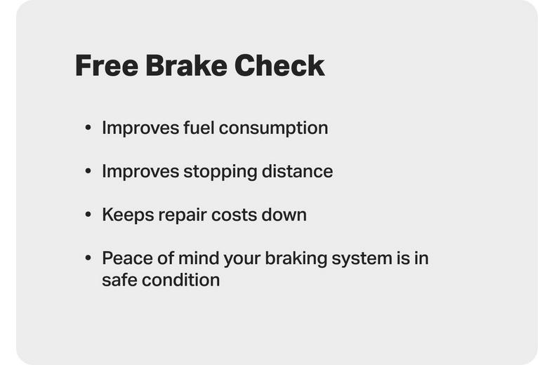 Free Brake Check Free Brake Check