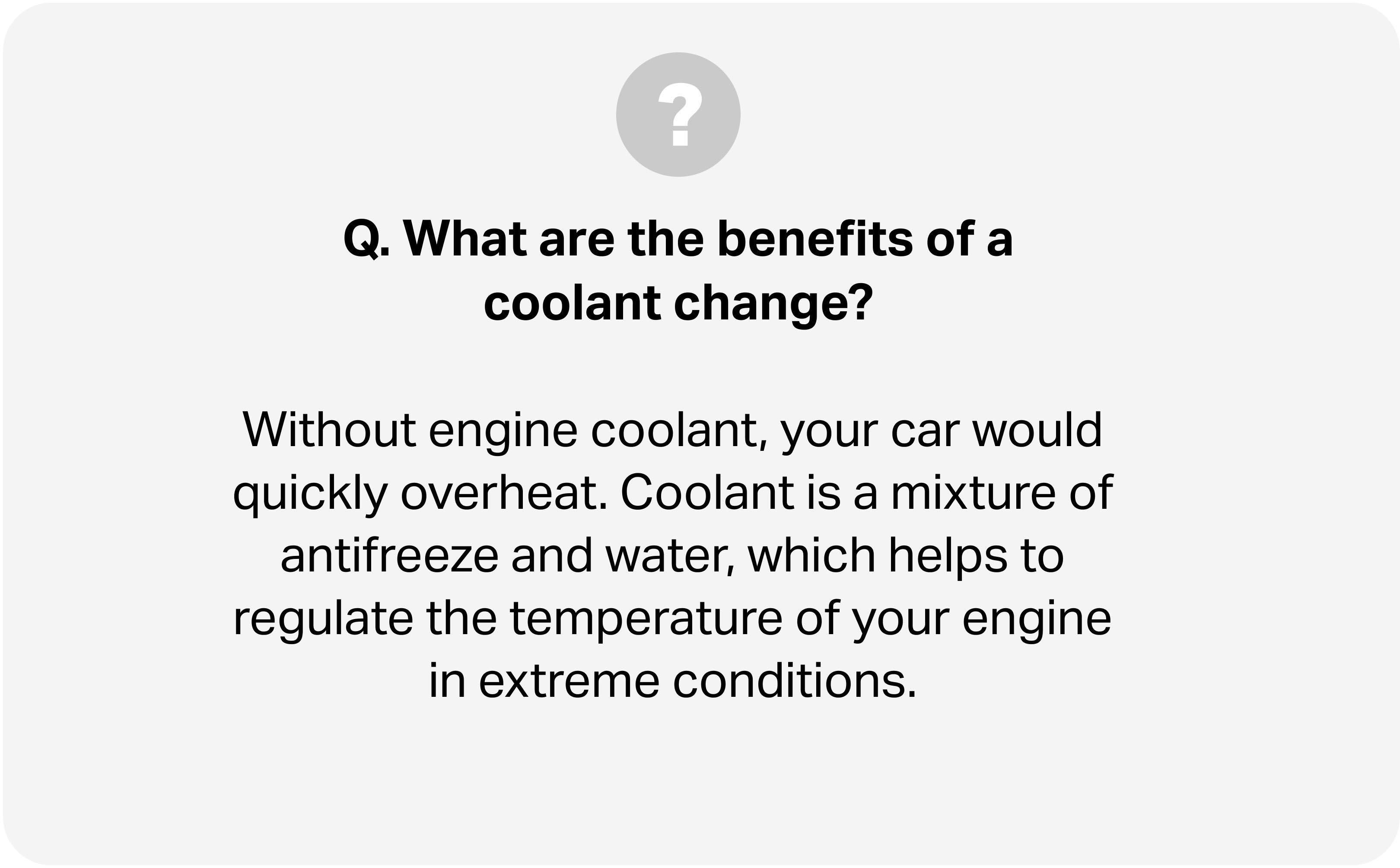 Coolant Change
