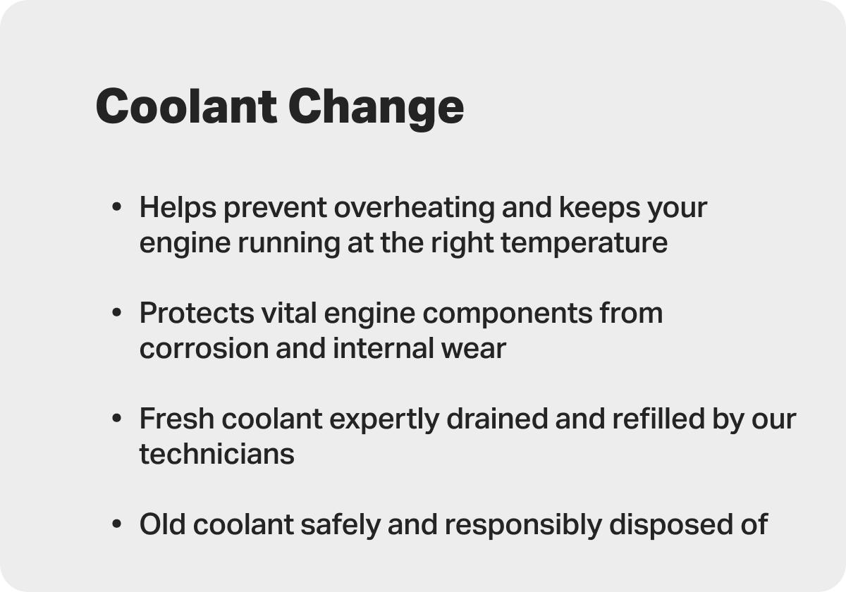 Coolant Change
