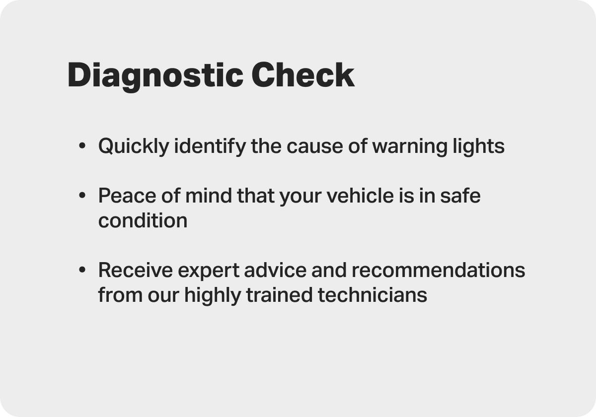 Diagnostic Check