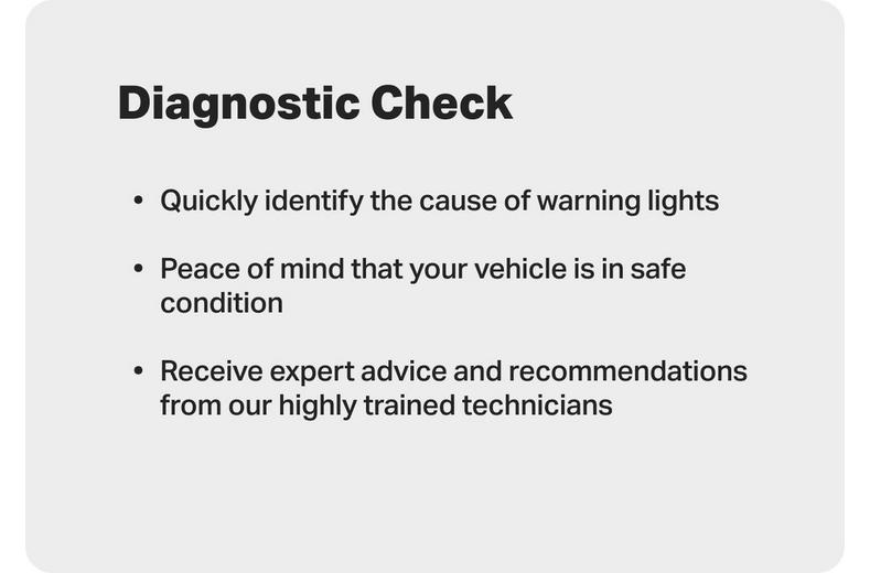 Diagnostic Check Diagnostic Check